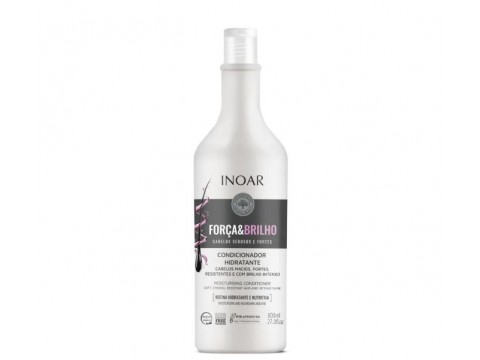 INOAR Força & Brilho Conditioner - drėkinantis kondicionierius 800 ml